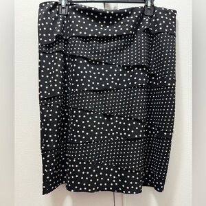 WHBM Beautiful MIDI Multi-Layered Polka-Dotta Skirt 14 perfect for Fall!